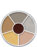Kryolan Cream Colour Circle 6 Colours 01306