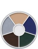 Kryolan Cream Colour Circle 6 Colours 01306