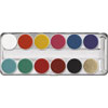 Kryolan Aquacolor Palette 12 Colours 01104/00
