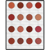 Kryolan Lip Rouge Mini Palette 16 colours  01206/00