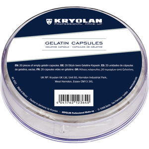 Kryolan Gelatin Capsules 20 Pieces 04045/00