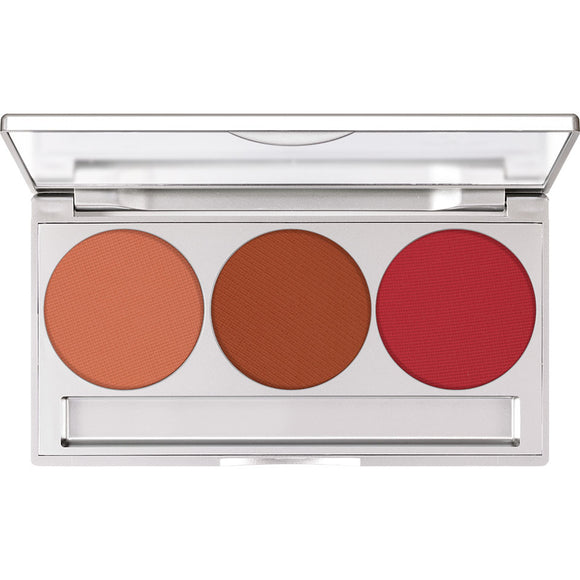 Kryolan Professional Trio Blusher Set (magnetic) 05193/01