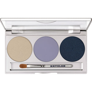 Kryolan Eye Shadow Trio Set - Smokey Collection (magnetic)  05333/01