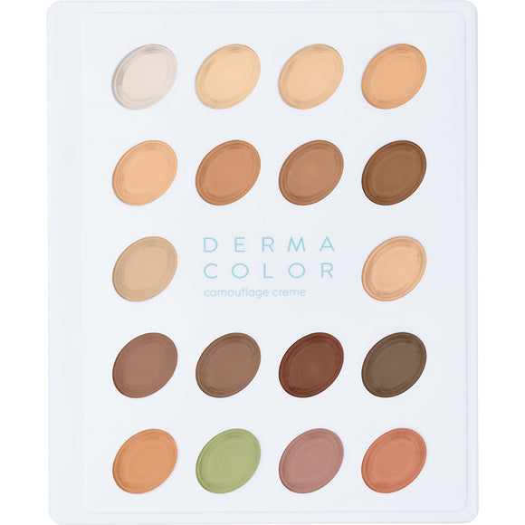 Kryolan Dermacolor Camouflage Creme Mini-Palette 18 Colors 71018/00