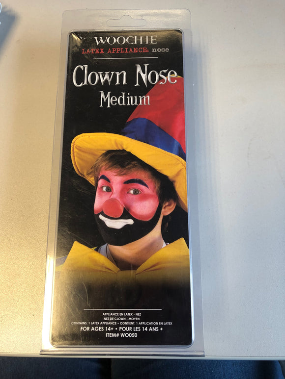 Woochie Latex Prosthetic Medium Clown Nose 43050/00