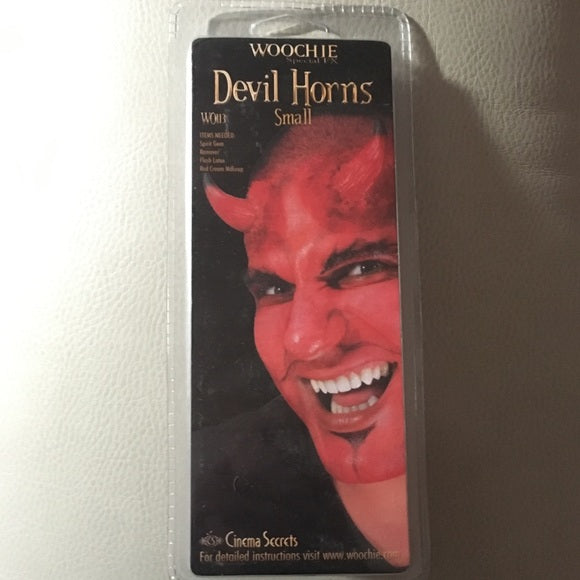 Woochie Latex Prosthetic Small Devil Horns 43113/00